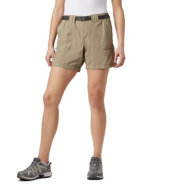 Columbia Sandy River Shorts Beige For Women's NZ23849 New Zealand